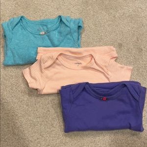 X3 Carter’s onsies long & short sleeve bundle